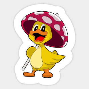 Duck Umbrella Sticker